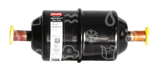 dehydrátor Danfoss DML 083S, 10 mm ODF, pájecí 023Z5059